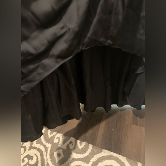 White by Vera Wang Black high-low strapless dress - Picture 3 of 6